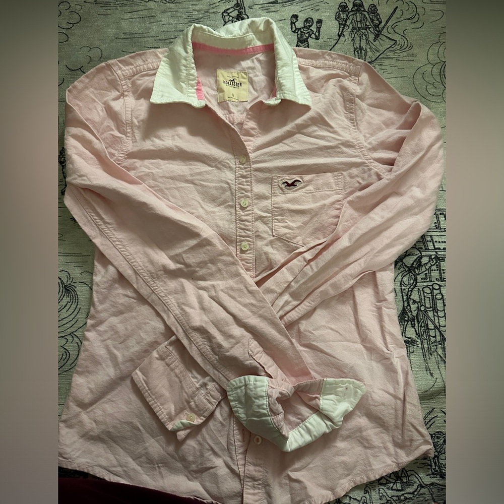 Light Pink Hollister Button Down